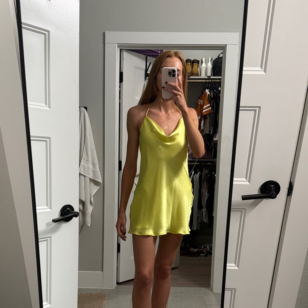 Zara Yellow Mini Dress